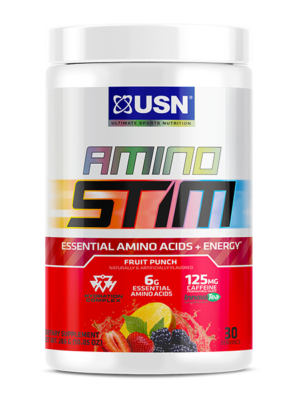 Amino Stim Energized EAAs – 30 Servings Fruit Punch