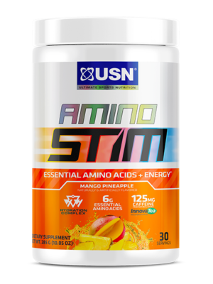 Amino Stim Energized EAAs – 30 Servings Mango Pineapple