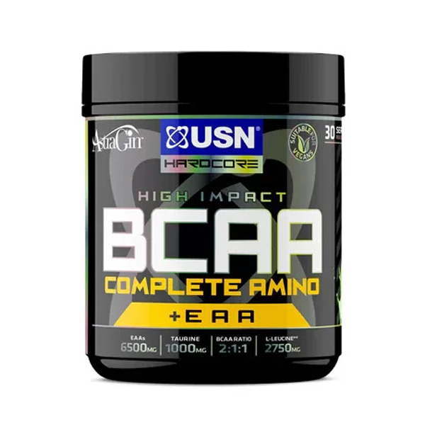 USN Complete Blue Raspberry Flavour BCAA + EAA 400g (30 Servings): High Impact Branch Chain and Essential Amino Acids Powder