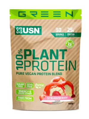 USN 100% Plant Protein Strawberry – Pure Vegan Protein Blend