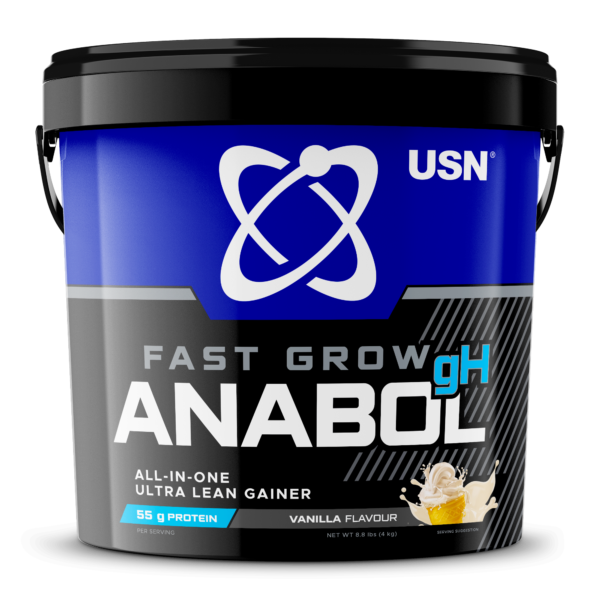 USN SA Fast Grow Anabol GH Vanilla All-in-one Protein Powder Shake (4kg)