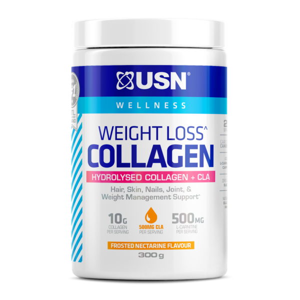 USN_Weight Loss Collagen_300g_Frosted Nectarine.