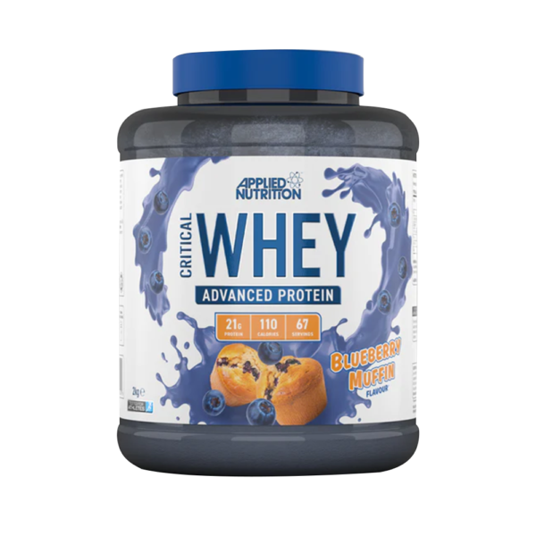Applied nutrition critic whey protein 2kg blueberry muffin in dubai,uae