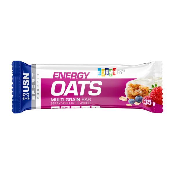 USN Premium Energy Oats Multi-grain Bars 35g Berry Yoghurt In Dubai,UAE