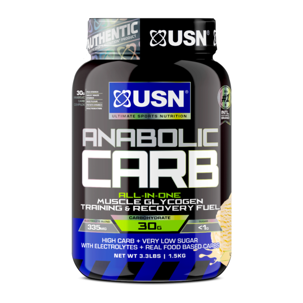 USN anabolic carb 1.5kg vanilla| Carbohydrate supplement in dubai,uae