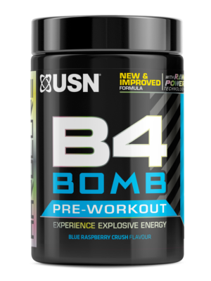usn b4 pre-workout 300g blue raspberry for intense focus and explosive energy in dubai,uae