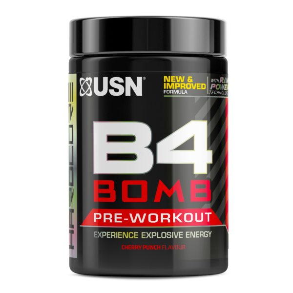 usn b4 pre-workout 300g cherry bomb for intense focus and explosive energy in dubai,uae