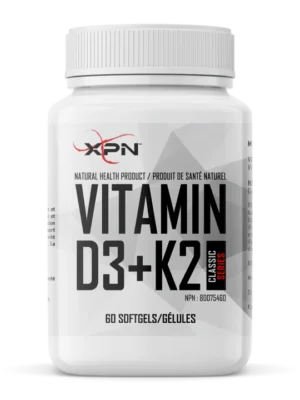 XPN Vitamin D3+K2 60 Softgels