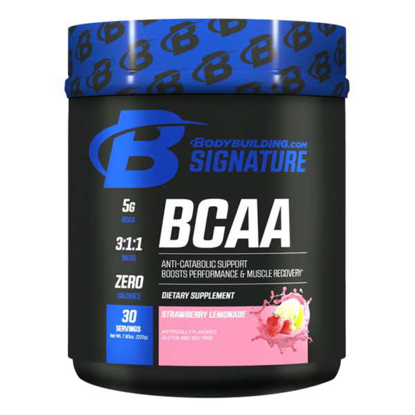 Bodybuilding.com Signature BCAA 30 Servings Strawberry Lemonade