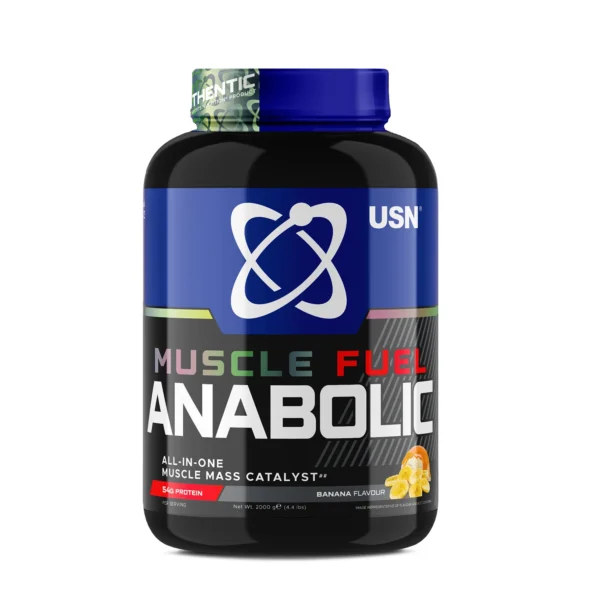 USN Muscle Fuel Anabolic - All-In-One Gain Protein Powder 2kg Vanilla | Dubai,UAE