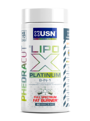 USN Lipo X Platinum 8-IN-1 80 Capsules | Fat burner with thermogenic thyroid support