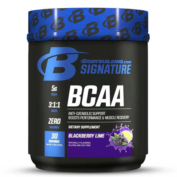 Bodybuilding.com Signature BCAA 30 Servings Blackberry Lime