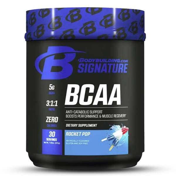 Bodybuilding.com Signature BCAA 30 Servings Rocket Pop