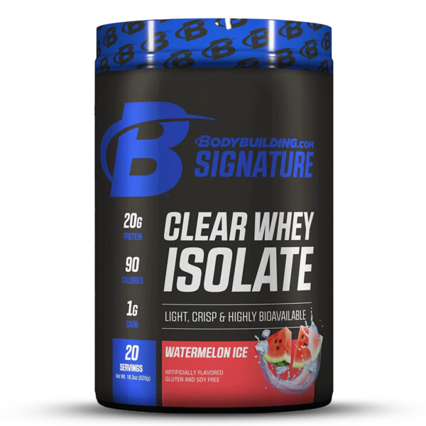 Bodybuilding Signature Clear Whey Isolate 20 Servings Watermelon Ice