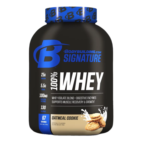 Bodybuilding.com Signature Whey Protein 5lb Oatmeal Cookie
